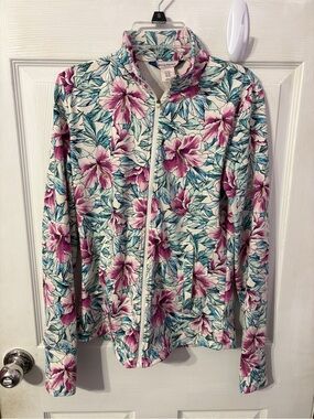 Tommy Bahama Cream Jacket with Pink Floral Print